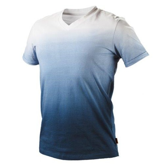 Munkapóló, kék árnyékmintás, DENIM, 100% pamut, 180g/m2, L (81-602-L) Munkapóló, kék árnyékmintás, DENIM, 100% pamut, 180g/m2, L (81-602-L)