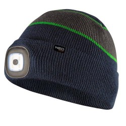 Munkasapka, beépített led lámpával, Kék-zöld-szürke PREMIUM, Téli (81-630) Munkasapka, beépített led lámpával, Kék-zöld-szürke PREMIUM, Téli (81-630)