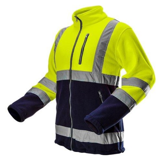 Munkadzseki, láthatósági, polár, sárga, XXL (81-740-XXL) Munkadzseki, láthatósági, polár, sárga, XXL (81-740-XXL)
