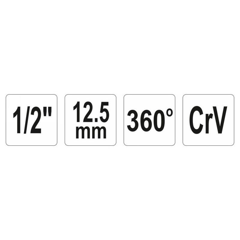 YATO Nyomaték szögmérő 1/2' CrV (YT-0593)