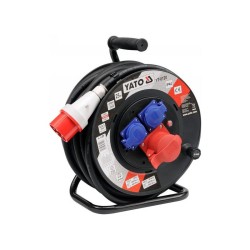 YATO Ipari kábeldob 25 m 5 x 2,5 mm2 400 V (YT-8120) YATO Ipari kábeldob 25 m 5 x 2,5 mm2 400 V (YT-8120)