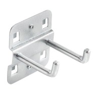 Dupla kampókészlet, 40mm, 3db, műhelykocsihoz, szerszámtartó falhoz(84-500, 501) (84-096)