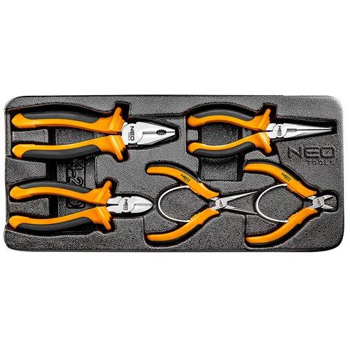 Fogókészlet, 5db, műhelykocsitálcával (84-230) Fogókészlet, 5db, műhelykocsitálcával (84-230)