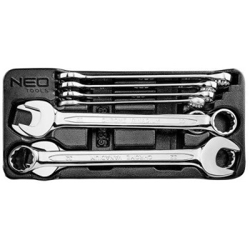 Csillag-villáskulcs készlet 8db, 20-32mm, műhelykocsitálcával (84-235) Csillag-villáskulcs készlet 8db, 20-32mm, műhelykocsitálcával (84-235)