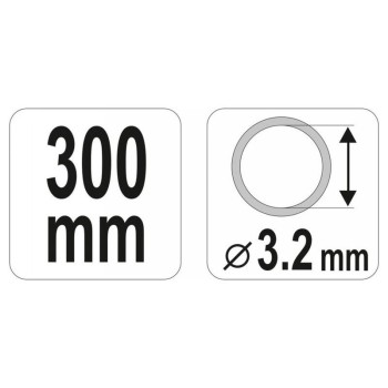 YATO Karos zsírzóhoz tömlő 300 mm (YT-0709)