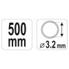 YATO Karos zsírzóhoz tömlő 500 mm (YT-0710)