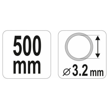 YATO Karos zsírzóhoz tömlő 500 mm (YT-0710)