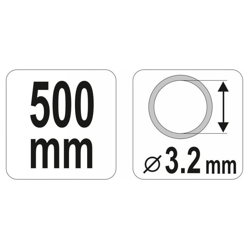 YATO Karos zsírzóhoz tömlő 500 mm (YT-0710)