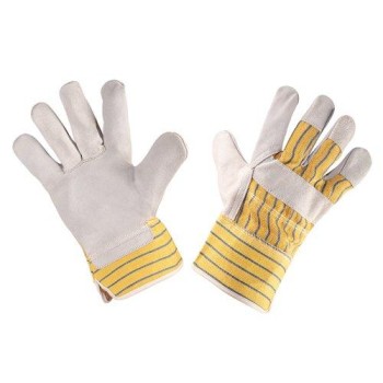 Munkakesztyű, szürke hasított marhabőr, 4243X , 10, 5'' (97-651)