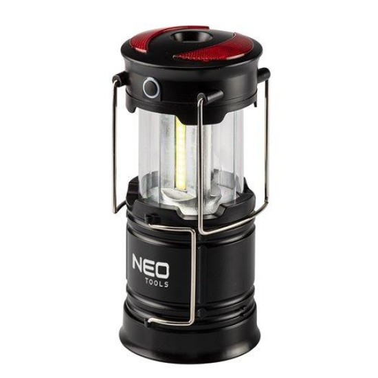 Kempinglámpa, 3 funkciós, összecsukható, 200lum, elemes 3xAA, COB LED, 3W (99-030) Kempinglámpa, 3 funkciós, összecsukható, 200lum, elemes 3xAA, COB LED, 3W (99-030)