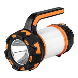 Kempinglámpa, tölthető, 3 funkciós, 800lum, CREE T6 + SMD LED, powerbank funkció, 10W (99-031) Kempinglámpa, tölthető, 3 funkciós, 800lum, CREE T6 + SMD LED, powerbank funkció, 10W (99-031)