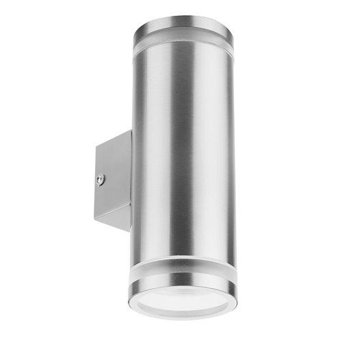 Kültéri dupla falilámpa, 2x35W, 105x76x210mm, rozsdamentes acél (99-083)