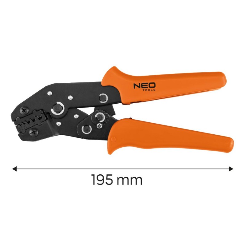 Krimpelő-, kábelsarufogó 0.25-6mm2 (01-544)