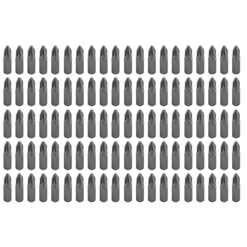 Csavarhúzó bitkészlet PZ2 x 25mm, 100db (56H624)