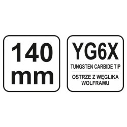 YATO Rajztű 140 mm üveg-kerámia-fém (YT-3740) YATO Rajztű 140 mm üveg-kerámia-fém (YT-3740)