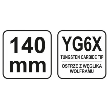 YATO Rajztű 140 mm üveg-kerámia-fém (YT-3740)