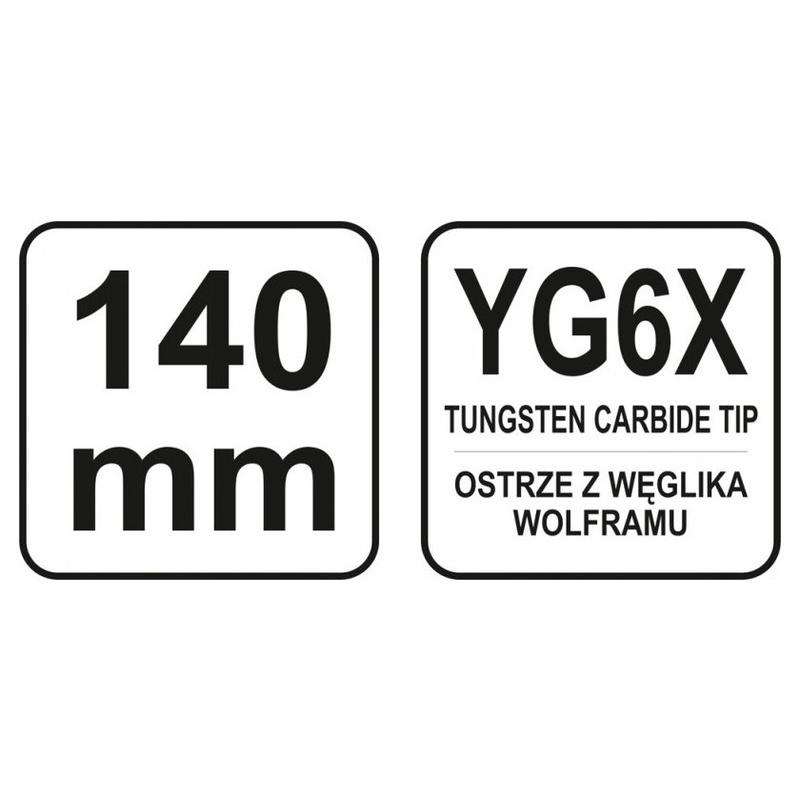 YATO Rajztű 140 mm üveg-kerámia-fém (YT-3740)