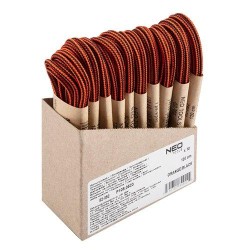 Cipőfűző 120cm, narancs/fekete (82-392) Cipőfűző 120cm, narancs/fekete (82-392)