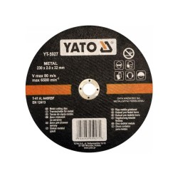 YATO Vágókorong fémre 230 x 2,0 x 22 mm (YT-5927) YATO Vágókorong fémre 230 x 2,0 x 22 mm (YT-5927)