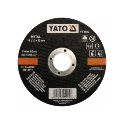 YATO Vágókorong fémre 125 x 1,2 x 22 mm (YT-5923) YATO Vágókorong fémre 125 x 1,2 x 22 mm (YT-5923)