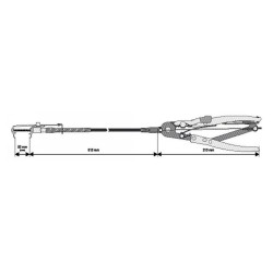 YATO Vízcsőbilincs fogó flexibilis 613 mm (YT-0653) YATO Vízcsőbilincs fogó flexibilis 613 mm (YT-0653)