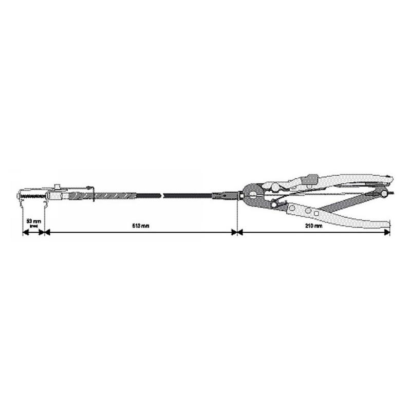 YATO Vízcsőbilincs fogó flexibilis 613 mm (YT-0653)