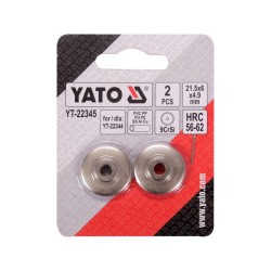 YATO Vágókerék YT-22344 csővágóhoz (2 db/cs) (YT-22345) YATO Vágókerék YT-22344 csővágóhoz (2 db/cs) (YT-22345)