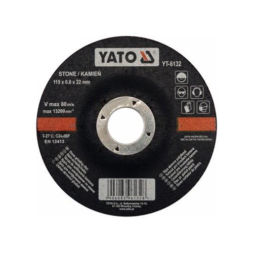 YATO Tisztítókorong kőre 115 x 6,0 x 22,2 mm (YT-6132)