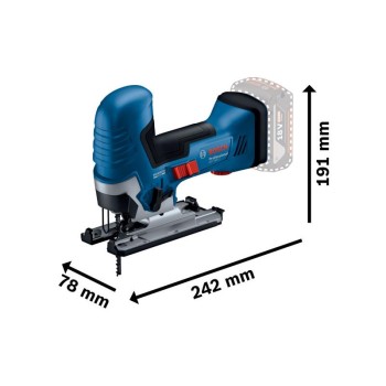 BOSCH Akkus dekopírfűrész GST 185-LI marokfogantyús, kofferben (2 x 4,0 Ah + gyorstöltő) (06015B2022) BOSCH Akkus dekopírfűrész GST 185-LI marokfogantyús, kofferben (2 x 4,0 Ah + gyorstöltő) (06015B2022)