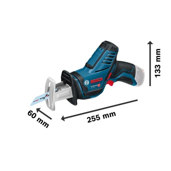 BOSCH Akkus szablyafűrész GSA 12V-14 kartondobozban (akku és töltő nélkül) (060164L902)