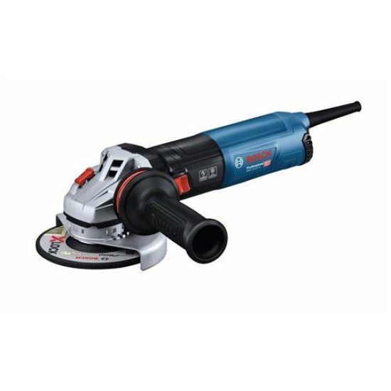 BOSCH Sarokcsiszoló 125 mm GWS 14-125 S keskeny, lágy indítású, ford. szab., k dobozban / 1400 W (06017D0100)