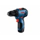 BOSCH Akkus fúrócsavarozó GSR 12V-30 kofferben (2 x 2,0 Ah + gyorstöltő) (06019G9000)