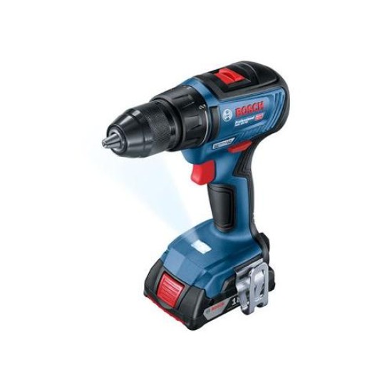 BOSCH GSR 18V-50 Akkus fúrócsavarozó (2x5,0Ah) L-Boxx-ban (06019H5001)