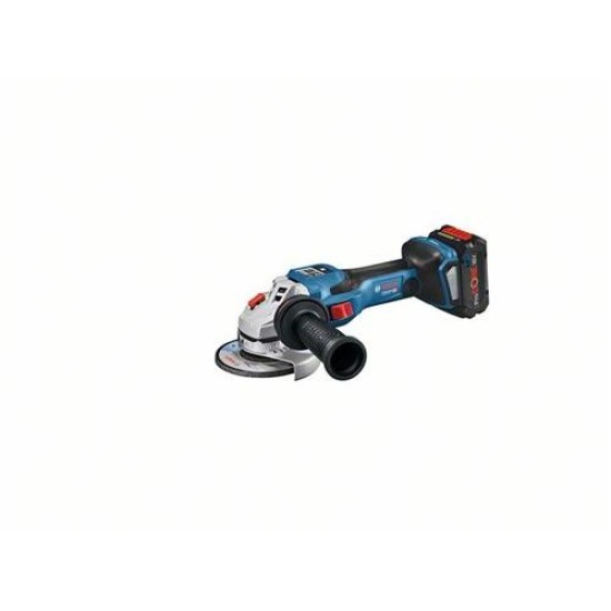 BOSCH BITURBO Akkus sarokcsiszoló 125 mm GWS 18V-15 SC L-Boxx-ban (2 x 8,0 Ah + gyorstöltő) (06019H6101)