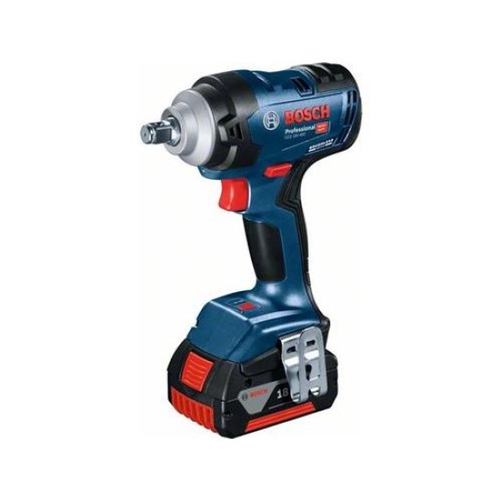 BOSCH Akkus ütvecsavarozó GDS 18V-400 kofferben 1/2'-os (2 x 5,0 Ah + töltő) (06019K0020)