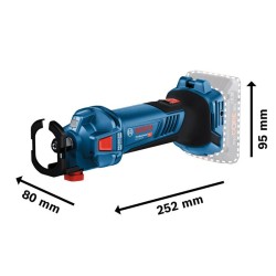 BOSCH GCU 18V-30 Akkus gipszkarton vágó (akku és töltő nélkül) kartondobozban (06019K8000) BOSCH GCU 18V-30 Akkus gipszkarton vágó (akku és töltő nélkül) kartondobozban (06019K8000)