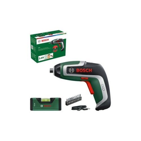 BOSCH Akkus csavarozó IXO 7 + 12 cm-es vízmérték (06039E0008)