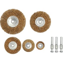 Csapos körkefe készlet 8 részes 25-75 mm (06990) Csapos körkefe készlet 8 részes 25-75 mm (06990)