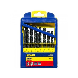 IRWIN Csigafúró készlet 19 részes HSS PRO hengeres (1-10 mm) (10502500) IRWIN Csigafúró készlet 19 részes HSS PRO hengeres (1-10 mm) (10502500)