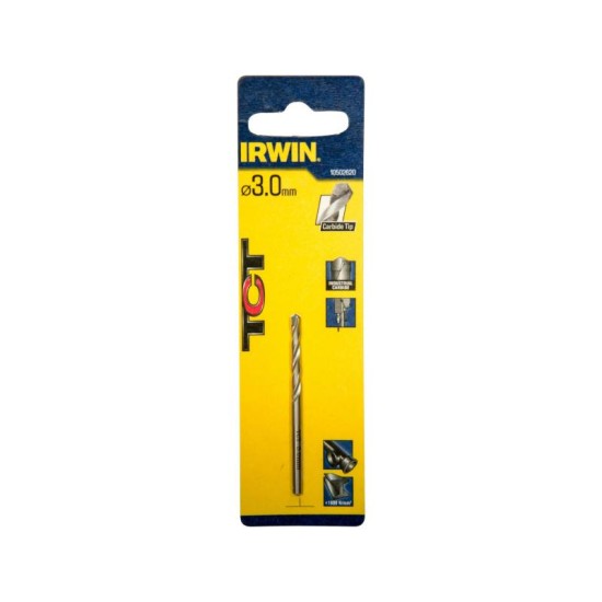 IRWIN Csigafúró 3 x 61/33 mm HSS TCT hengeres (10502620)