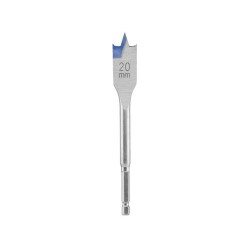 IRWIN Lapos fafúró 20 x 152 mm bit Blue Groove 4x (10502813) IRWIN Lapos fafúró 20 x 152 mm bit Blue Groove 4x (10502813)