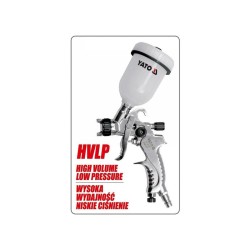 YATO Felsőtartályos festékszórópisztoly 100 ml HVLP (YT-2357) YATO Felsőtartályos festékszórópisztoly 100 ml HVLP (YT-2357)