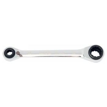 YATO Racsnis csillagkulcs 10-13 mm x 17-19 mm / 200 mm 72T CrV (YT-4945)
