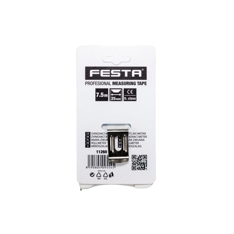 FESTA Mérőszalag 7 m x 25 mm erősített (11260F)