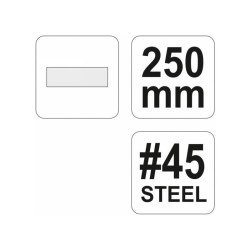 YATO Lapos ráspoly 250 mm / # 45 durva (YT-6219) YATO Lapos ráspoly 250 mm / # 45 durva (YT-6219)