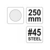 YATO Kerek ráspoly 250 mm / # 45 durva (YT-6221) YATO Kerek ráspoly 250 mm / # 45 durva (YT-6221)