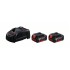 BOSCH Akkumulátor szett GBA 18V / 2 x 5,0 Ah + GAL 1880 CV gyorstöltő (1600A00B8J) BOSCH Akkumulátor szett GBA 18V / 2 x 5,0 Ah + GAL 1880 CV gyorstöltő (1600A00B8J)