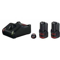 BOSCH Akkumulátor szett GBA 12V / 2 x 3,0 Ah + GAL 12V-40 gyorstöltő (1600A019RD) BOSCH Akkumulátor szett GBA 12V / 2 x 3,0 Ah + GAL 12V-40 gyorstöltő (1600A019RD)