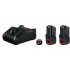 BOSCH Akkumulátor szett GBA 12V / 2 x 3,0 Ah + GAL 12V-40 gyorstöltő (1600A019RD) BOSCH Akkumulátor szett GBA 12V / 2 x 3,0 Ah + GAL 12V-40 gyorstöltő (1600A019RD)