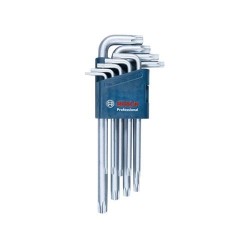 BOSCH Torx kulcs készlet 9 részes T10-T50 S2 (1600A01TH4) BOSCH Torx kulcs készlet 9 részes T10-T50 S2 (1600A01TH4)